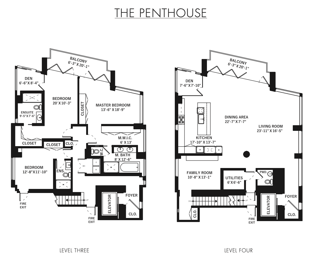 Eventide - The Penthouse Floor Plan