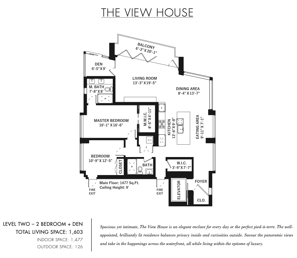 Eventide - The View House Floor Plan